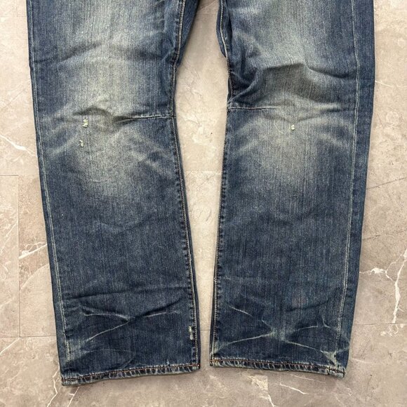 Vintage Ed Hardy Jeans Mens 48x34 Dead Stock Baggy Christian Audigier y2k Skull - Picture 6 of 16